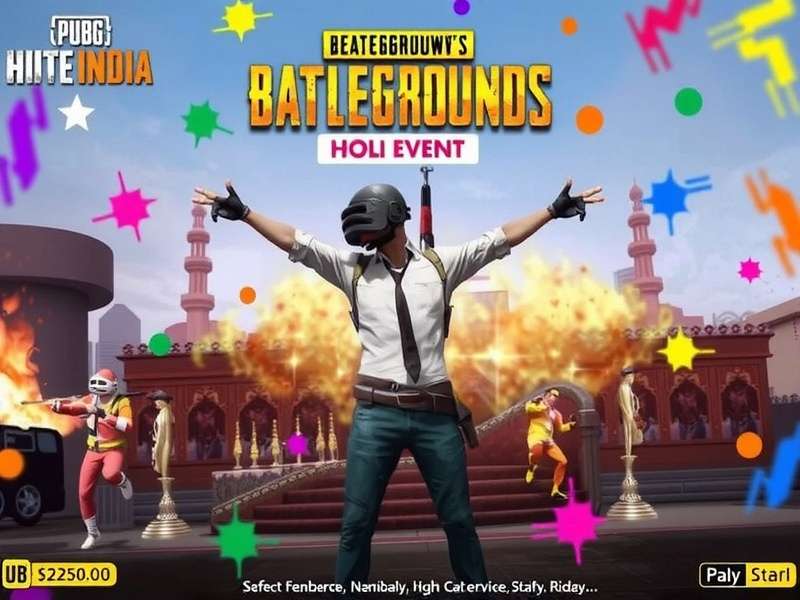 PUBG Mobile Lite India Holi event